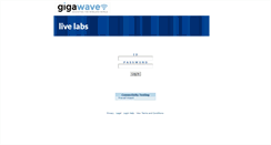 Desktop Screenshot of giga-wave.remotelabs.com