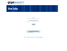 Tablet Screenshot of giga-wave.remotelabs.com